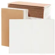 EOOUT 24 Pack Blank Kraft Notebooks A5 Journals Notebook Bulk Unlined Paper S...