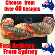 Tattoo Sleeves 2x #130 Leopard Temporary Fake Tattoos