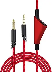 Replacement A40 Cord Inline Mute Cable, A10 Headsets Cord Audio Cable for Astro A40TR/A40/A10 Gaming Headsets, Xbox one, PS4 Controller, PC, Most Smartphones (6.5 Feet/2.0 M)