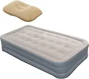 Nuyhadds Twin Air Bed With Built In Pump, Inflating Air Mattress, Folding Inflating Floor Sleeping Pad For Living Room