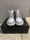 NIKE AIR JORDAN 1 MID “LINEN” Grey/Light Bone 554724-082 Men’s SIZE 9