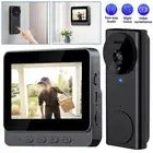 Wireless Camera Doorbell with Automatic Recording and Wide Viewing Angle