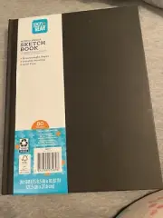 Pen + Gear mix media sketch book, Hardcover Heavyweight Paper 80 Sheets 8.5”x10”