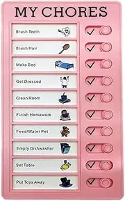 Teens Planning Boards | Reusable Chore Chart | Children's Chore Organization, Household Chore Management for Kids, Family Chore Tracker, Kids Chore Schedule, Chore Chart with Task Cards