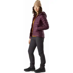 Arc'teryx 始祖鳥 女款 CERIUM LT 羽絨外套 850FP 登山保暖連帽外套 紫紅 26125 綠野山房