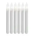 6 Pcs LED Electronic Candle Electric Candles Flameless Valentines Day