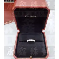 在飛比找蝦皮購物優惠-二手Cartier 卡地亞 LOVE 鉑金戒指 55號 n0