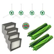 Side Brush&Hepa Filters&Bristle Brush for iRobot Roomba i7 i7+/i7 Plus E5 E6 E7