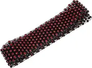 [SAFIGLE] Sailor Dance Rhinestone Tie Sparkly Scarf Sequin Ties for Men Sparkly Bandana Rhinestone Bow Tie Shirt Clips for Women Tops Cardigan Clip Halloween Cosplay Tie Sparkle Scarf Alloy
