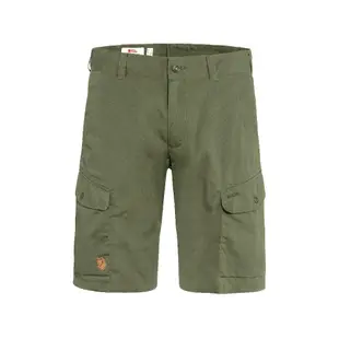 【Fjallraven 小狐狸 男 Ruaha G1000 Lite 短褲《月桂綠》】F81188/登山褲/健行褲