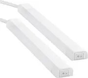 SEBSON LED Under-Unit Light Kitchen 30 cm - Set of 2-4000 K Neutral White LED Light Strip with Plug and Switch 230 V, Indirect Lighting, Cabinet Lighting 24 x 13 x 300 mm