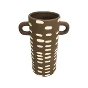 Urban Lydia 22cm Ceramic Plant/flower Vase Display Pot - Mocha