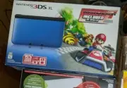 New Nintendo 3DS XL Blue/Black Mario Kart 7 Edition Game Console Handheld System