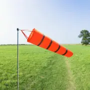 Accurate Wind Measurement with 150cm Red Windsock Designed for Airports
