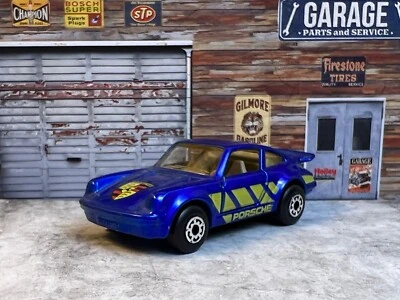 1978 Matchbox Superfast Porsche Turbo Blue Made In Macau MINT C7