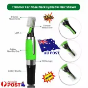 Men’s Nose Ear Face Neck Eyebrow Hair Mustache Beard Trimmer Shaver Clipper VN