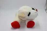 Dog Toy Lamb Chop Dog Plush Toy - Squeaky for 20" Large White C1676