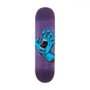 Santa Cruz Skateboards "Screaming Hand" Skate Deck (Purple) 8.375" Board