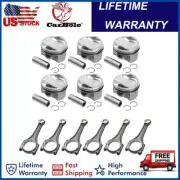 For 2011-2018 Audi A4 A5 S4 A6 A7 A8 Q5 Q7 3.0 TFSI V6 Pistons & Con Rods Kit