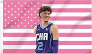 Shmbada 3x5 Foot LaMelo Ball Decorative Flag, Double Stitched with 2 Brass Grommets, Wall Hanging Tapestry for Room Decor, College Dorm, Outdoor Porch, or Indoor