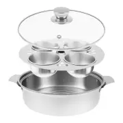Kitchen Poacher Egg Maker Cooker Versatile Stainless Steel Egg Poacher-