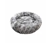 Pawfriends Dog Cat Pet Calming Bed Washable ZIPPER Cover Warm Soft Plush Round Sleeping 70