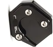 Motorcycle CNC Aluminum Side Stand Enlarge Kickstand Parts for H&onda Rebel CMX 300 500 CMX300 CMX500 Stands (Color : Black)