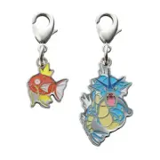 Pokemon Center National Zukan Metal Charm 129 130 Magikarp Gyarados