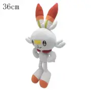 Pokémon Sword and Shield Scorbunny Evolution Raboot Cinderace Plush Toys Stuffed