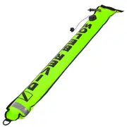 6FT High Visibility Inflatable Scuba Diving SMB Surface Signal Marker Buoy (Fluorescence Yello)