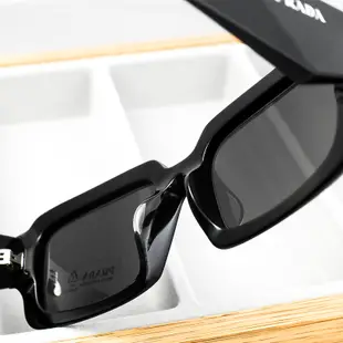 PRADA SPR27Z-F 普拉達太陽眼鏡｜黑色復古板材防紫外線墨鏡 男生女生品牌眼鏡框【幸子眼鏡】