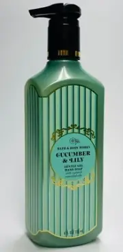 1 Bath & Body Works CUCUMBER LILY Gentle Gel Hand Soap Wash