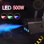500W Fog Smoke Mist Machine Fogger Wireless Remote Party Club DJ Effect Show AU