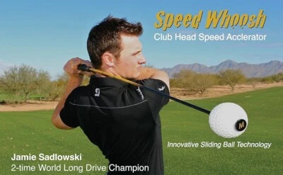 MomentusSpeedWhooshGolfSwingTrainer-GolfSwingSpeedTrainerw/ Magneticslidingball