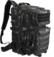 ProCase Assault Backpack Bag, 40L Large Capacity 3 Day Outdoor Assault Pack Rucksacks Carry Bag Backpack For Hiking Trekking Camping Travelling Climbing and Other Outdoor Activities