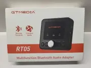 GTMEDIA Bluetooth 5.2 Transmit & Receive Audio (3.5mm Aux in / out) (Model RT05)