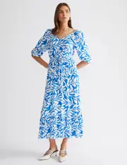 Katies Belted Maxi Dress