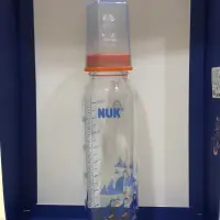 在飛比找蝦皮購物優惠-二手（近全新）NUK標準口徑玻璃奶瓶/塑膠奶瓶