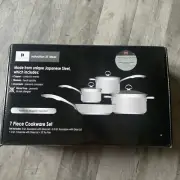 Chantal Induction 21 Ceramic Coated 7 Piece Cookware Set **NEW**