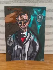 Drawing Van Helsing Hammer Dracula Peter Cushing Horror Neca Moonlight Vampire
