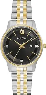 [Bulova] Ladies' Classic Diamond Dress Watch with Day Date