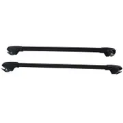BLACK Lockable Adjustment Roof Racks Cross Bars Fit For Subaru Forester 08-On 260KG