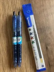 Pilot BEGREEN B2P( BOTTLE 2 PEN )Rollerball 0.7mm Gel BLACK ( 2 PENS + 1 REFILL)