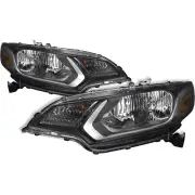 Headlight Set For Honda Fit 15-17 CAPA Certified Halogen Lamps (for: Honda)