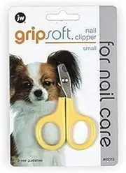 Gripsoft JW 65013 Dog Nail Clipper, Grey/Yellow, Small