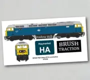 British Rail Class 47 Fridge Magnet 47009 Haymarket BR Blue Diesel Locomotive
