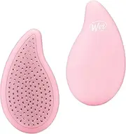 Wet Brush Palm Detangling Hair Brush Infused with Watermelon Oil - Go Green Detangler - Pain-Free Ultra-Soft Detangler Bristles Glide Through Tangles with Ease - Protects Against Split Ends