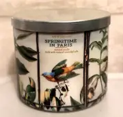Bath & Body Works Springtime In Paris Candle Scented Large 3 Wick 14.5 oz NEW