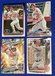 2023/2-24 TOPPS MIKE TROUT Card Lot (4) - Flagship - Opening Day - Big League
