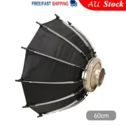 Portable 60cm Quick Pack Parabolic Softbox Soft Light Box for Studio